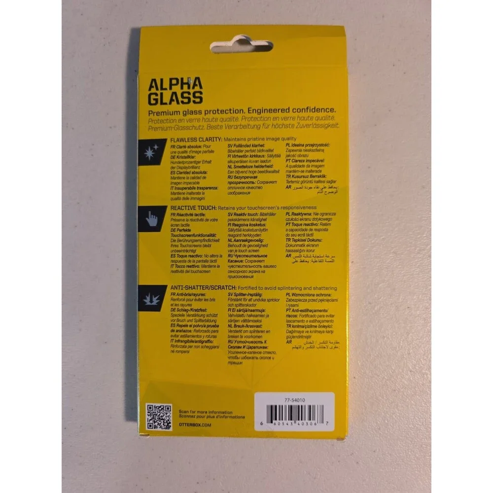 Otter Box Alpha Glass screen Premium Glass iphone 8+, 7+, 6s+, 6+ New